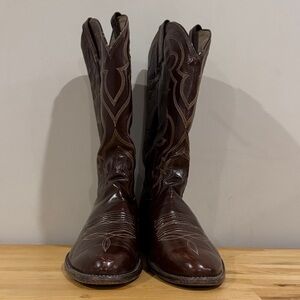 Dan Post Dark Brown Western Boots